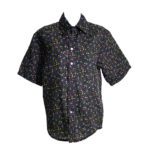 Heckie Gears Black Floral Print Men Shirt