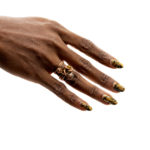 Gem Stone Wire Ring