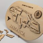 Jamaica Wooden Puzzle Piece